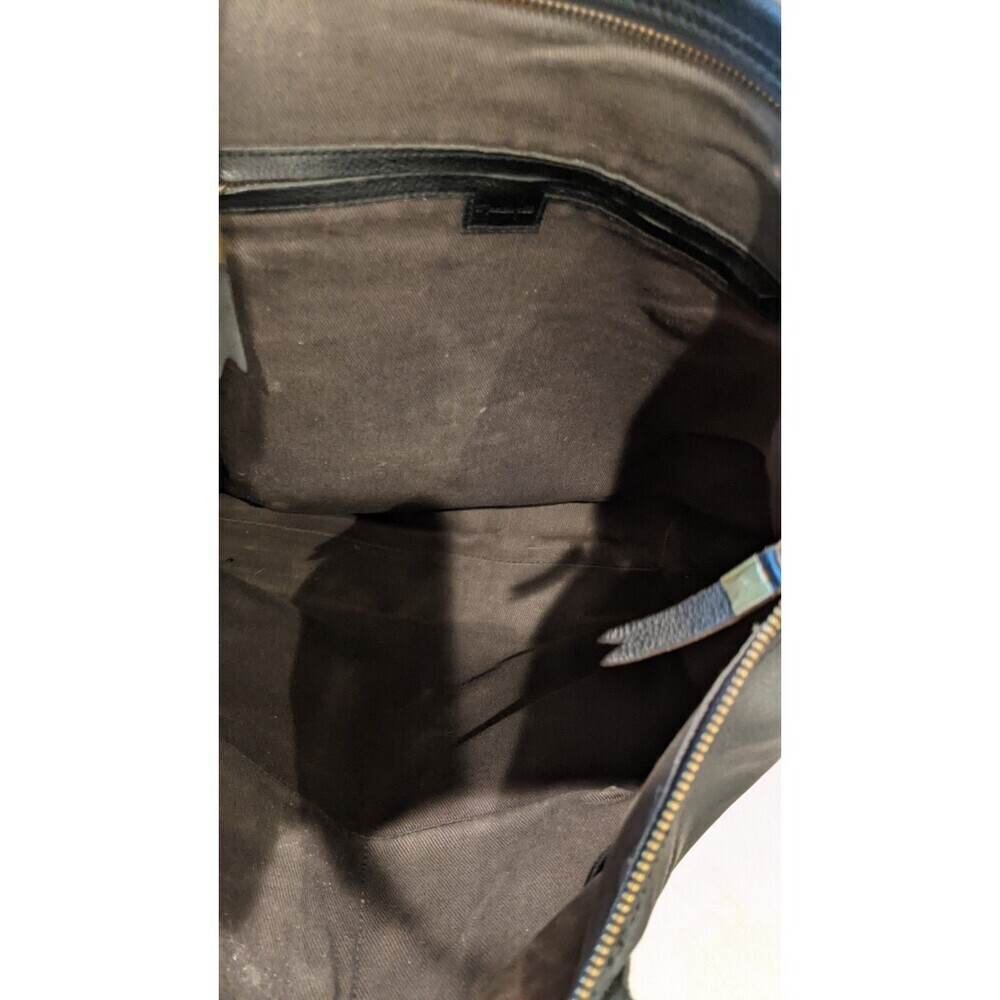 MADEWELL The Transport Satchel Large Black Leather Tote with Front Pockets - Picture 15 of 16
